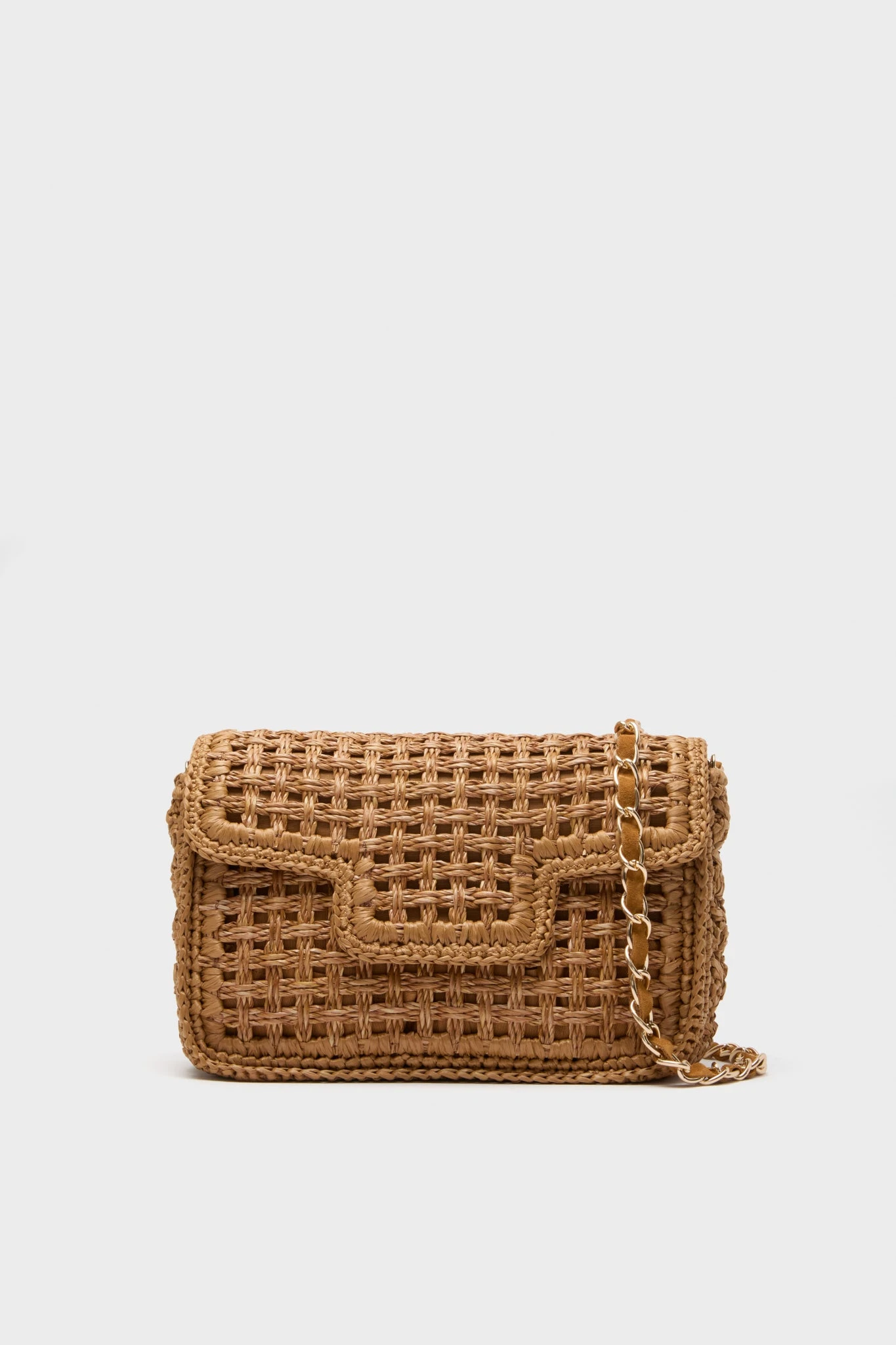 Tan Woven Crossbody 3 Tan Woven Crossbody