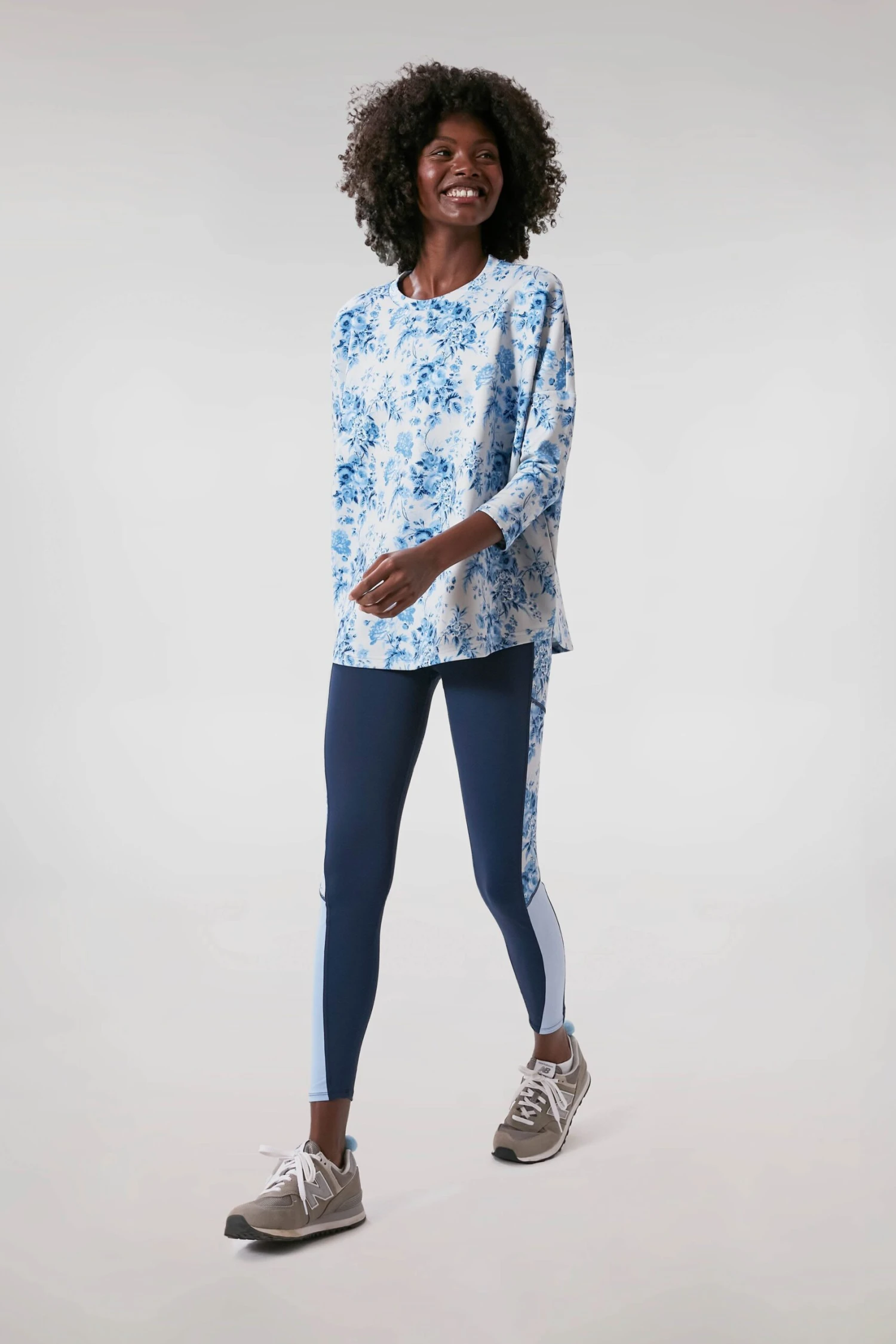 Blue Bouquet Ally Swing Sweatshirt 8 Blue Bouquet Ally Swing Sweatshirt - Image 6