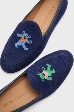 Dark Navy Dancing Bears Belgian Loafers -Urban Motion zSis7gcqw2akYpz6FVNCb4jhuLblTOYO 1