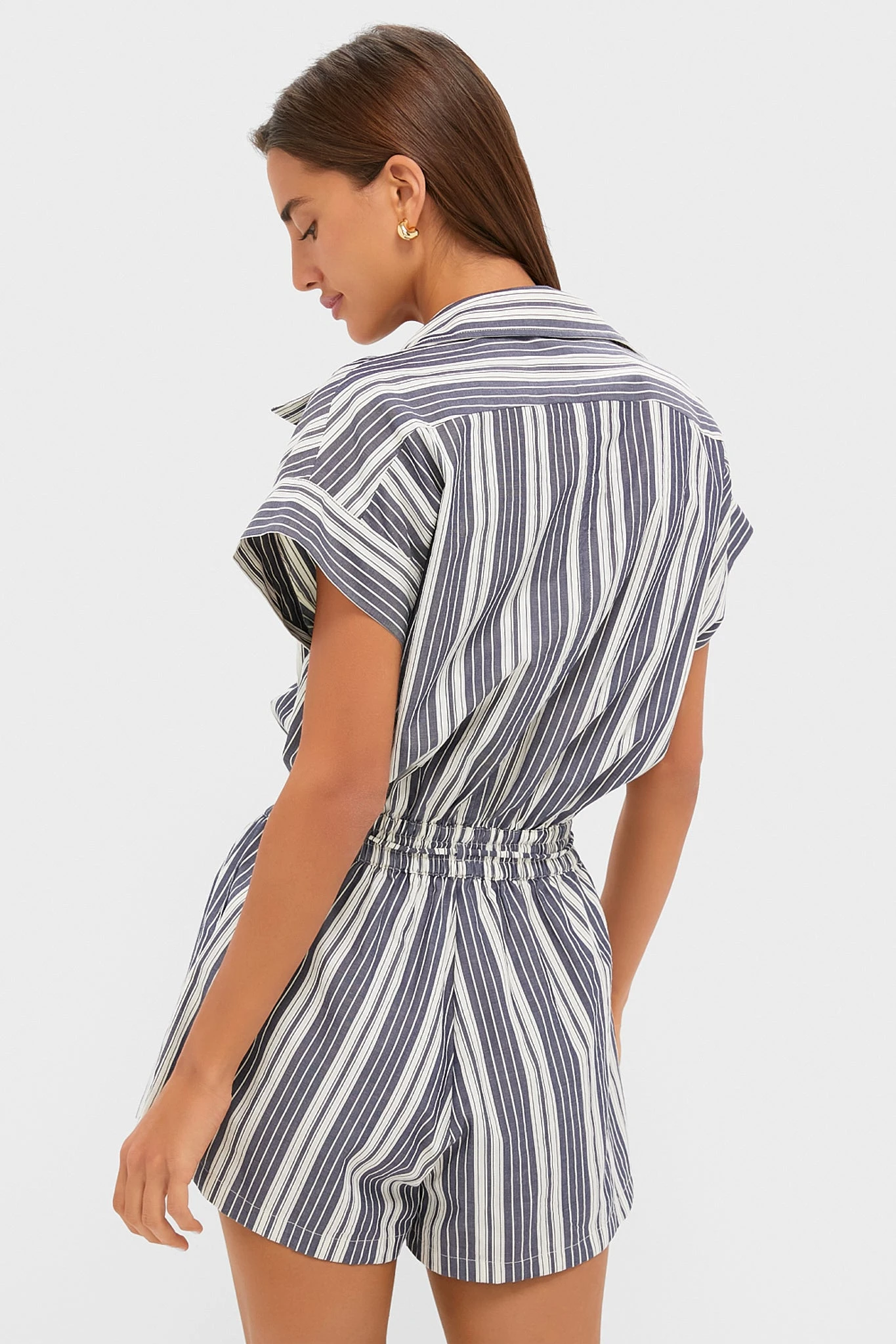 Faithfull The Brand Antique Navy Stripe Cyrene Jumpsuit 6 Faithfull The Brand Antique Navy Stripe Cyrene Jumpsuit - Image 4